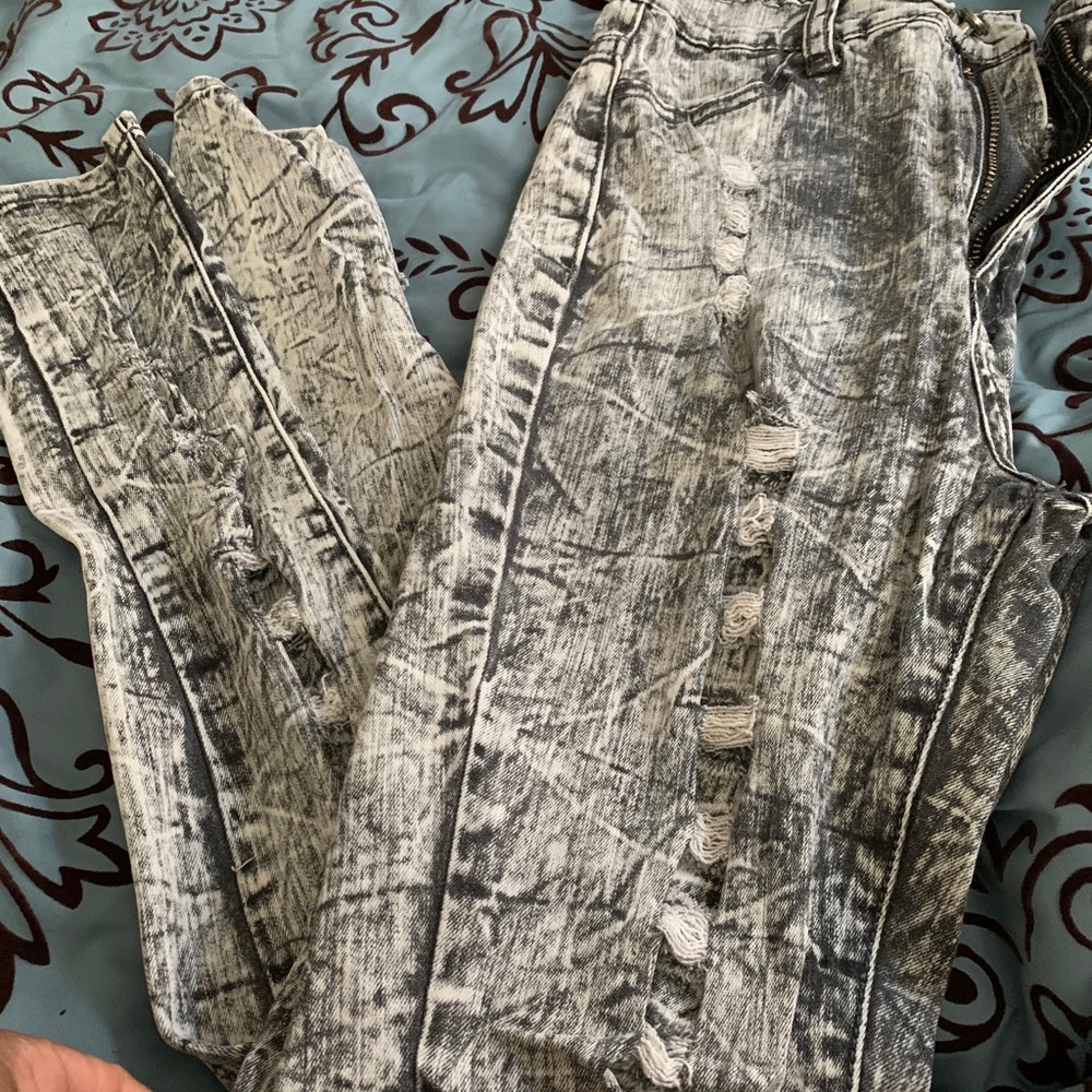 High rise jeans